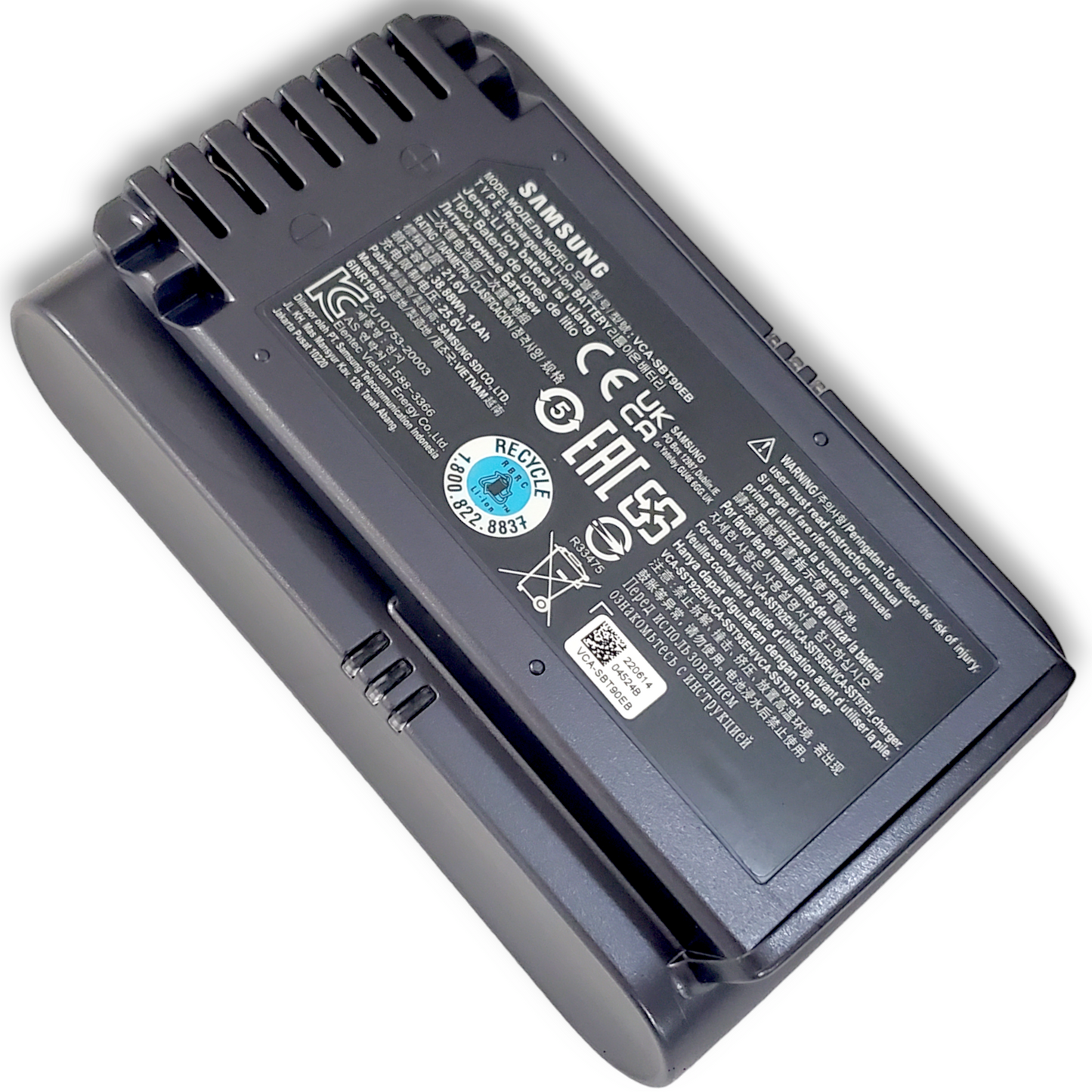 Samsung Jet 75 Vacuum Battery Li-ion Rechargeable For Handheld Cordless Cleaner Part
